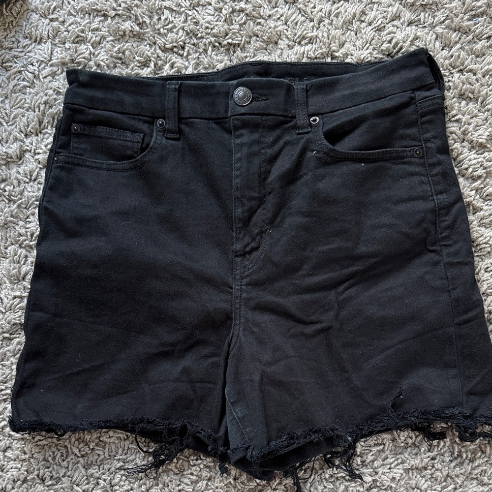 American Eagle Outfitters Black Jean Shorts
